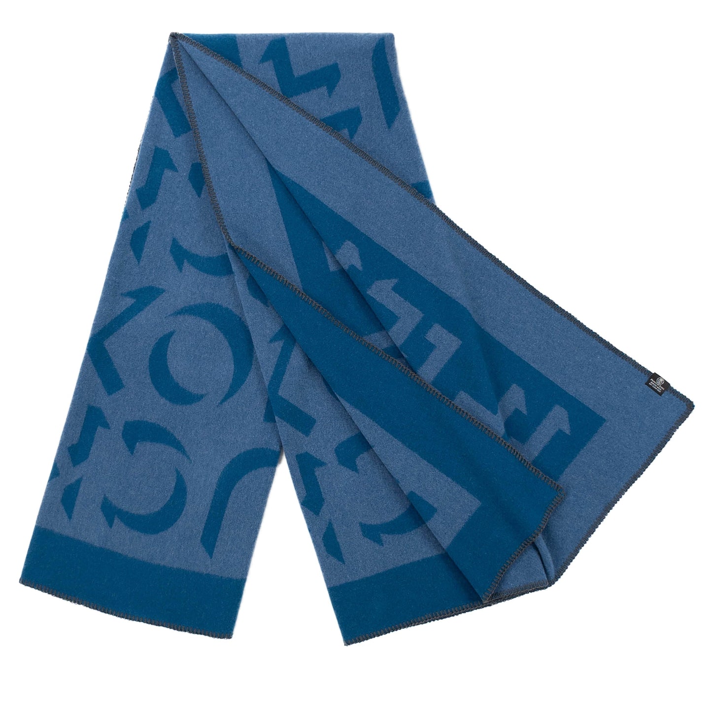 Prince of Scots Merino Wool Fleece Throw ~ Blue Expletive ~ - Osadia Concept Store