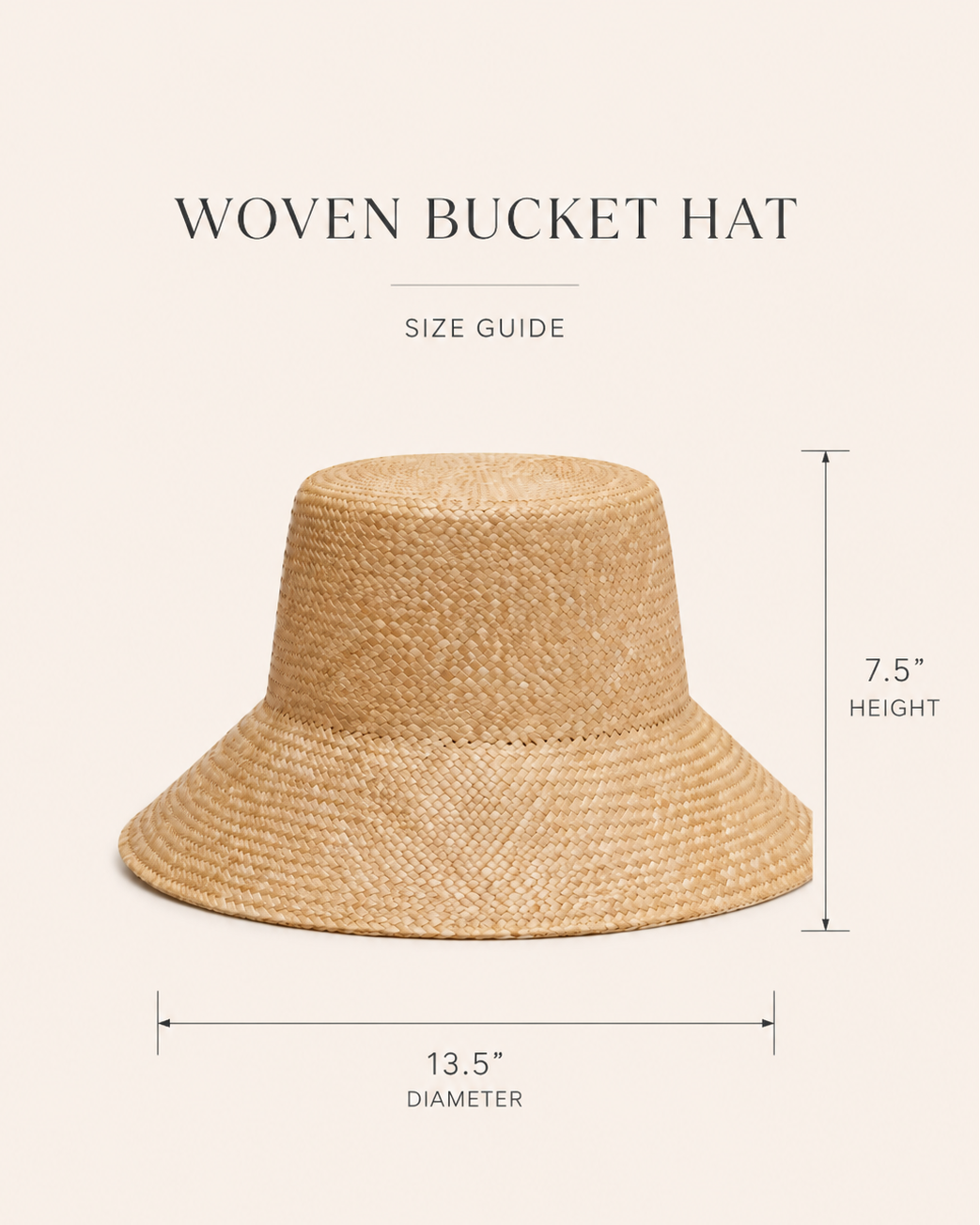 Woven Bucket Hat