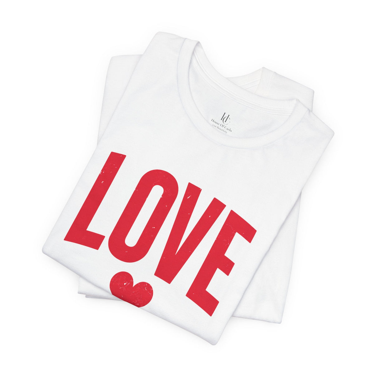 LOVE Heart Graphic Tee – Valentine’s Day Red Love T-Shirt