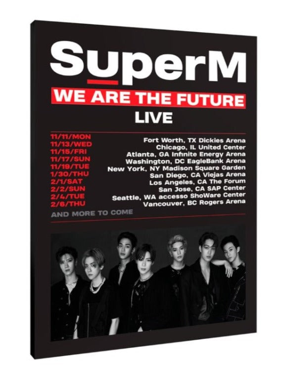 Official Superm World Tour "We Are The Future Live" Brochure