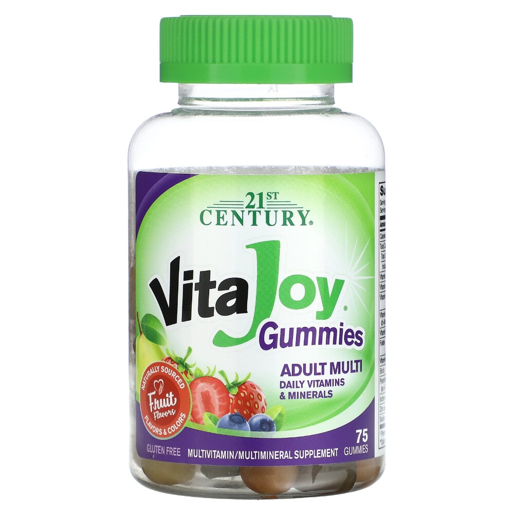 21st Century Vitajoy Multivitamin Orange Cherry And Strawberry Gummies