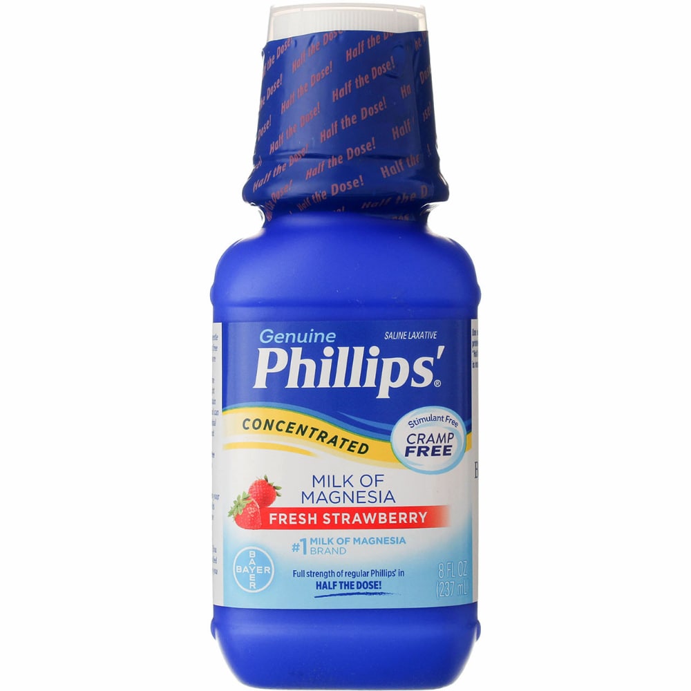 Phillips' Genuine Fresh Strawberry Concentrated Milk Of Magnesia 8 Fl Oz