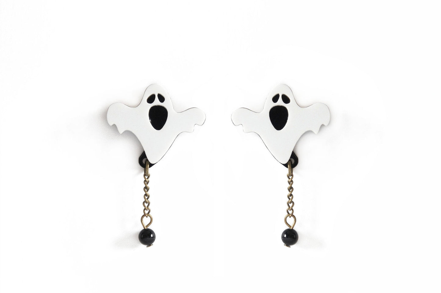 Boo Ghost Earrings by Laliblue