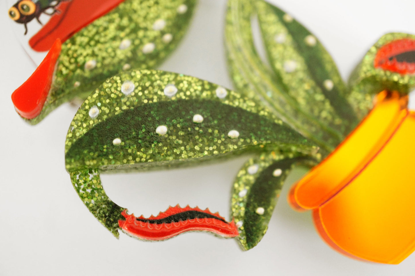Carnivorous Plant Brooch by Laliblue