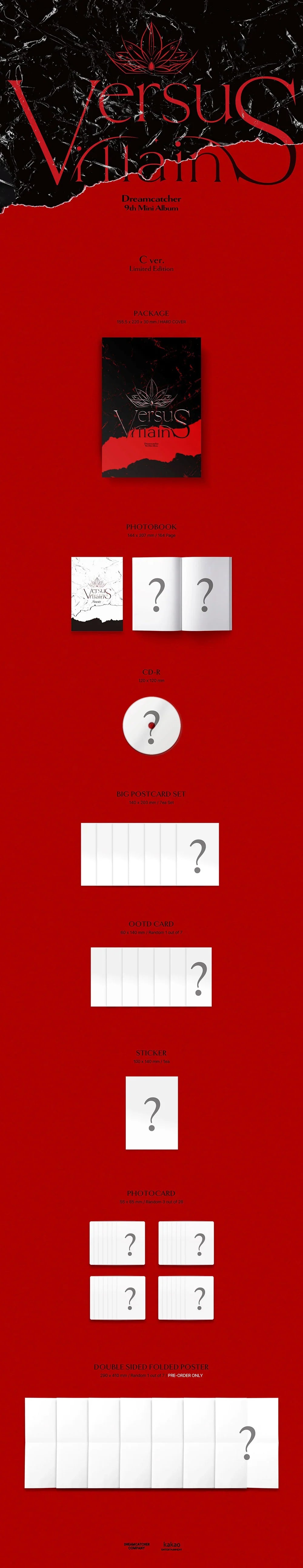 Dreamcatcher 9th Mini Album - Villains