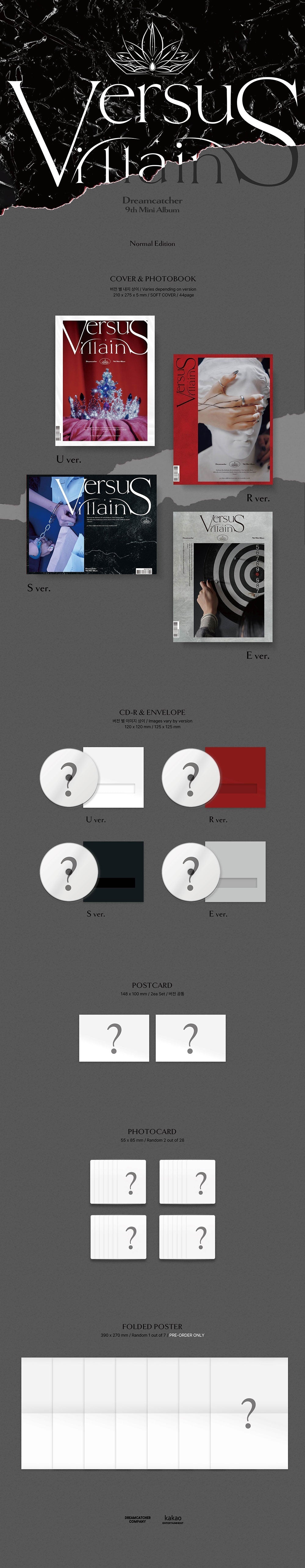 Dreamcatcher 9th Mini Album - Villains