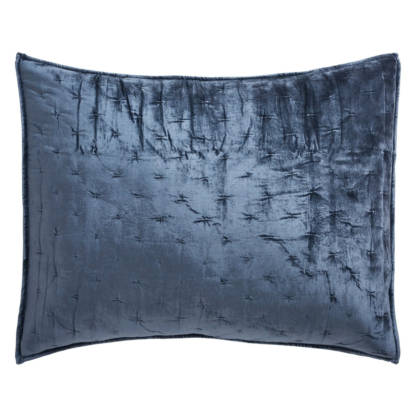 Luna Hand Pinched Velvet Quilt Sham - Clearance