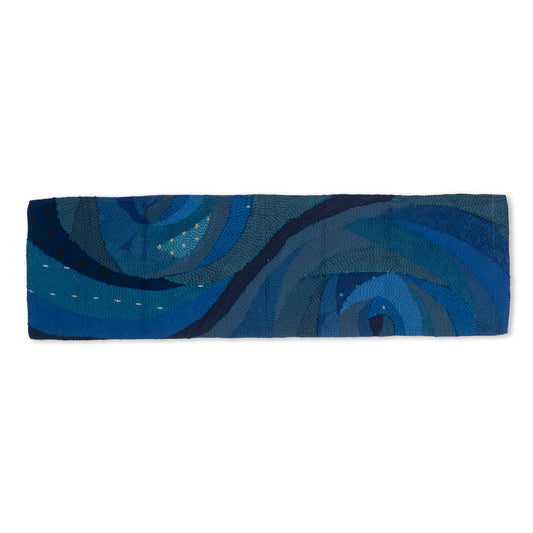 Night Sky Rose Fray Patch Table Runner
