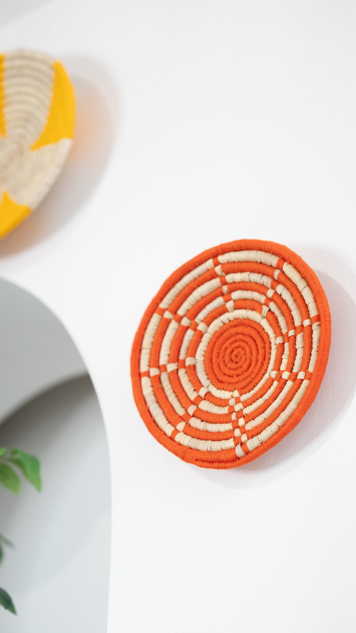 Orange Wall Basket