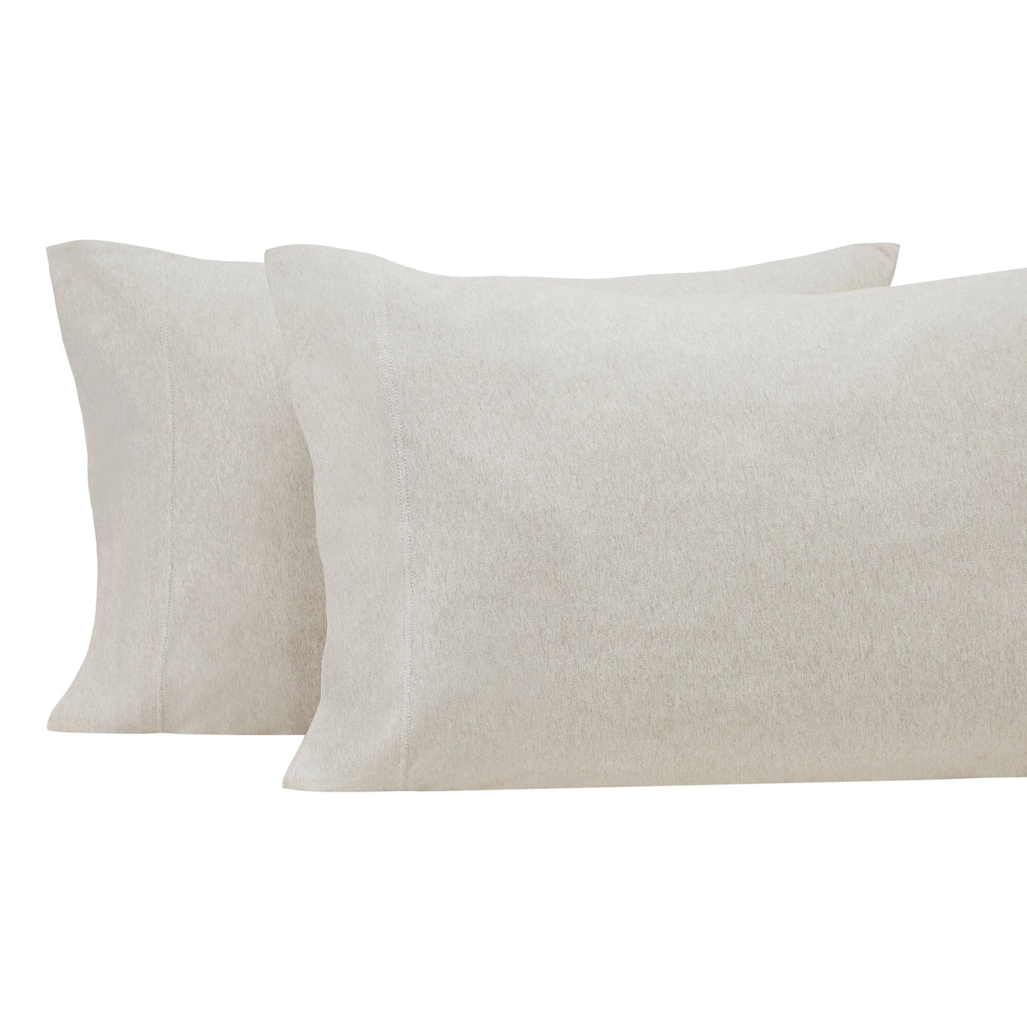 S/2 Halston Cotton Melange Jersey Pillowcase
