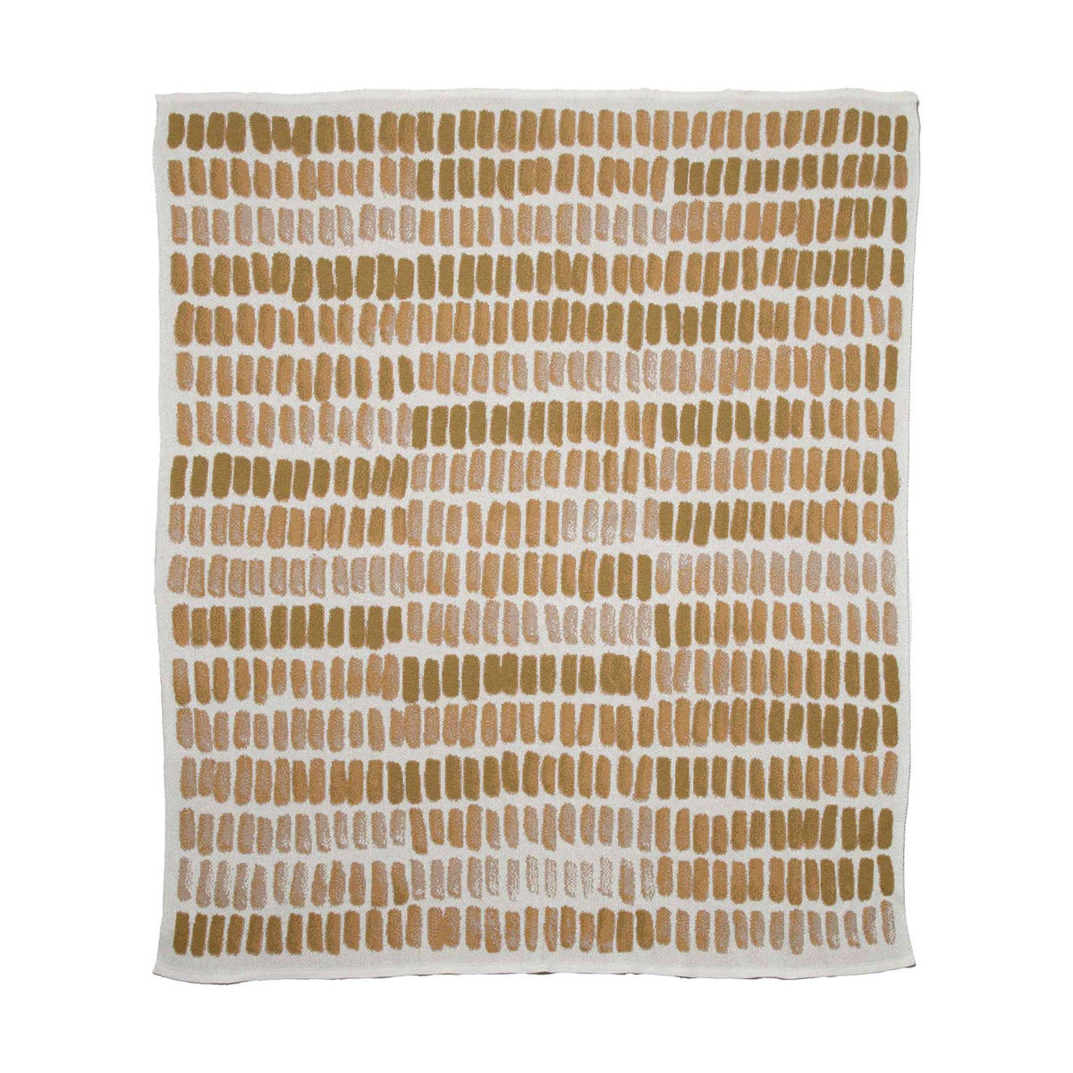 Watercolor by Kelly Harris Smith - Cotton Sustainable Knit Patterned Throw Blanket