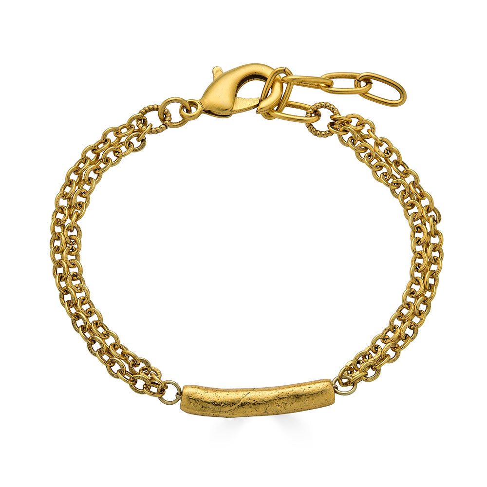 Tube Bead Bracelet