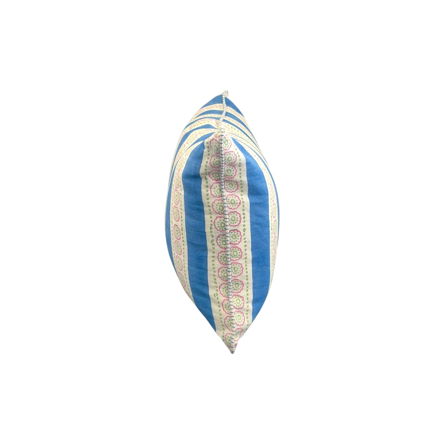 Malhaar Linen Pillow Cover - Blue