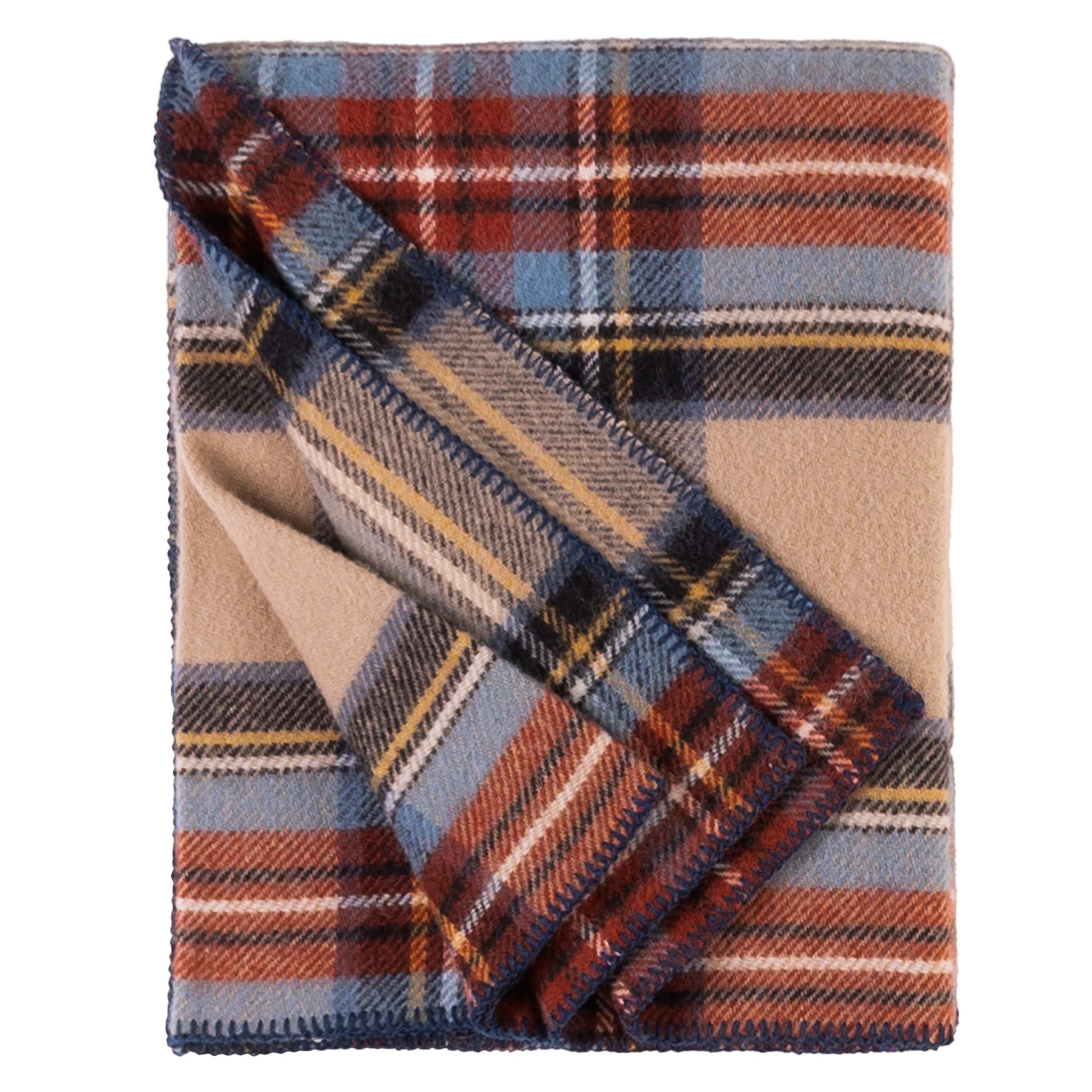 Highland Tweeds BIG Throw ~ Antique Dress Stewart ~ - Osadia Concept Store