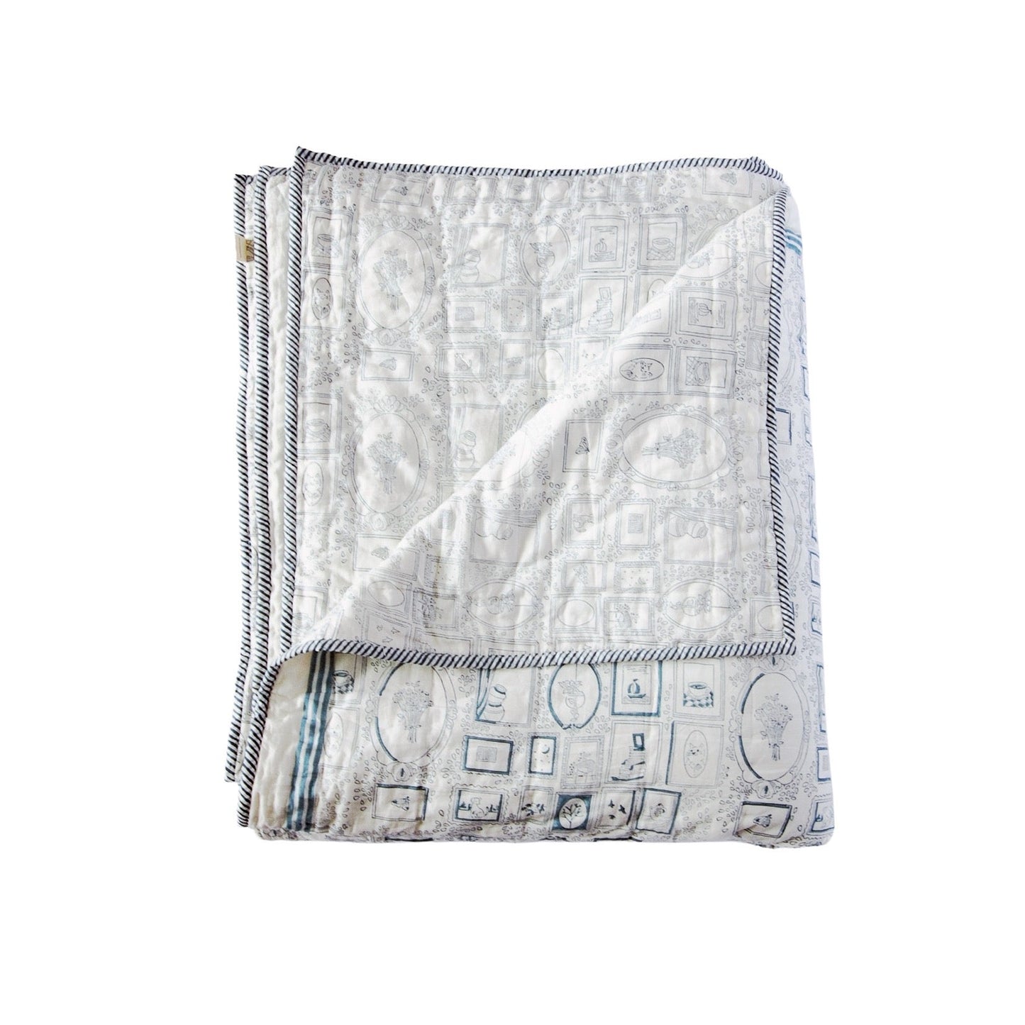 Draped In Memory - Hand Block Printed Blanket