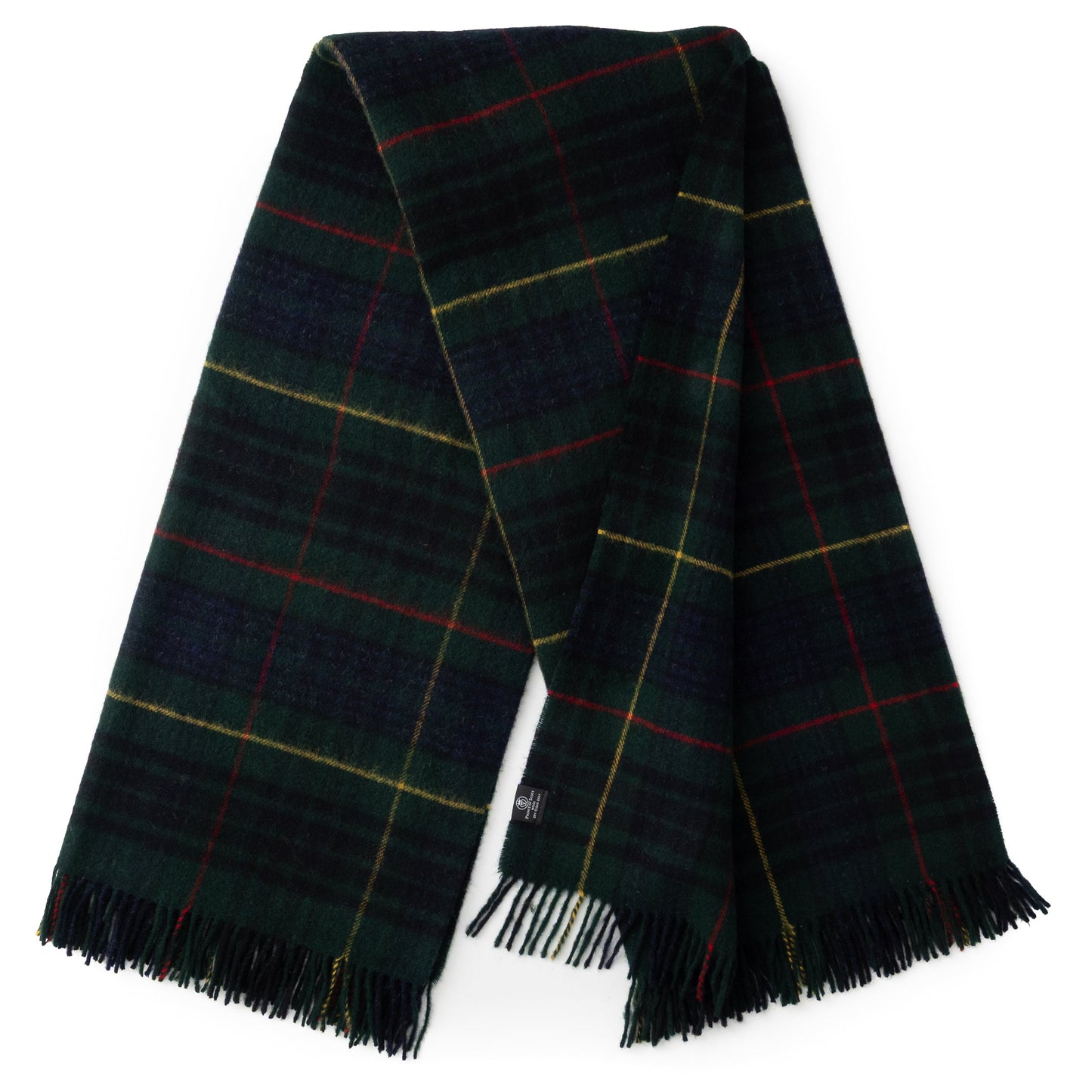 Highland Tweeds Shetland Lambswool Throw (Hunting Stewart)
