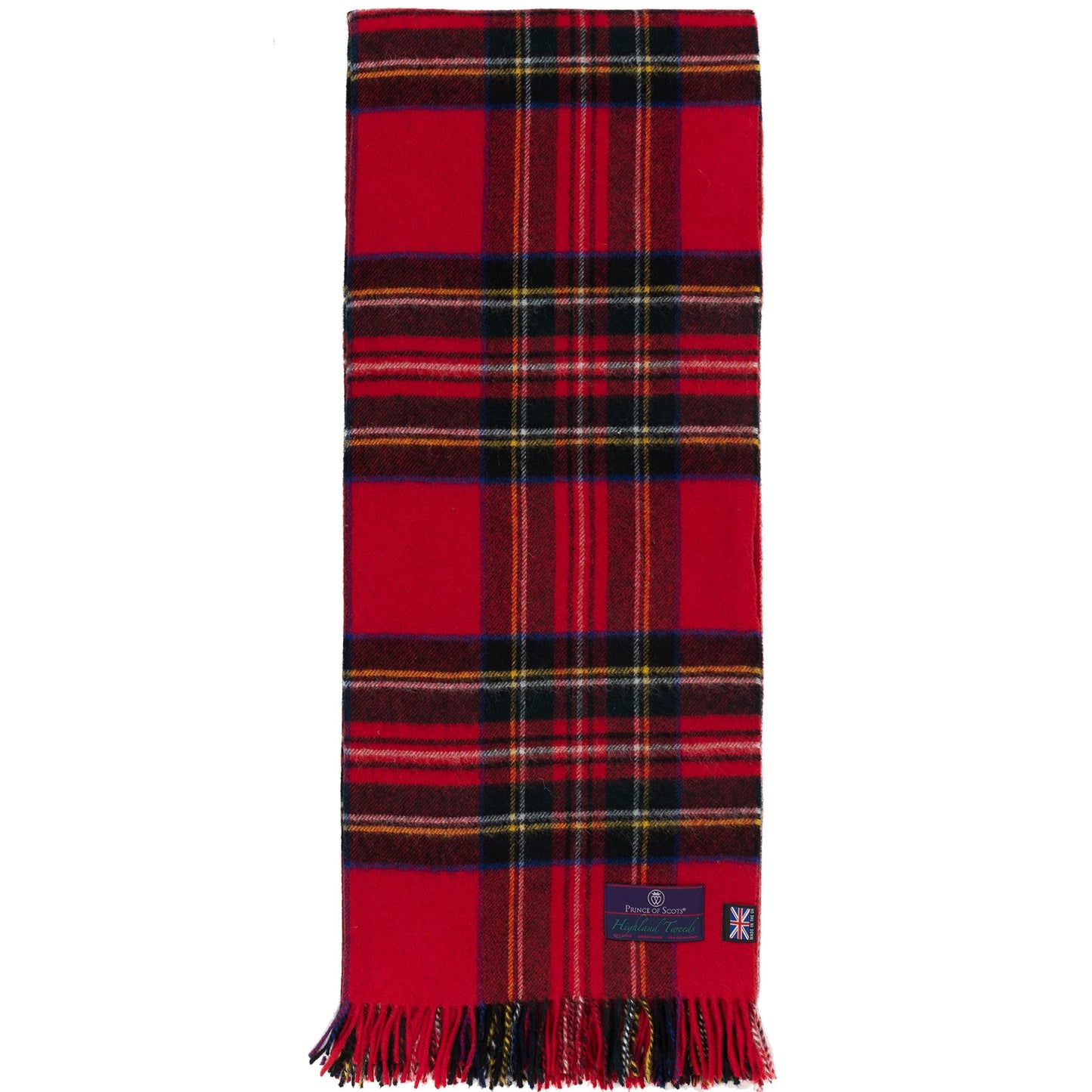 Highland Tweeds Shetland Lambswool Throw (Royal Stewart) - Osadia Concept Store