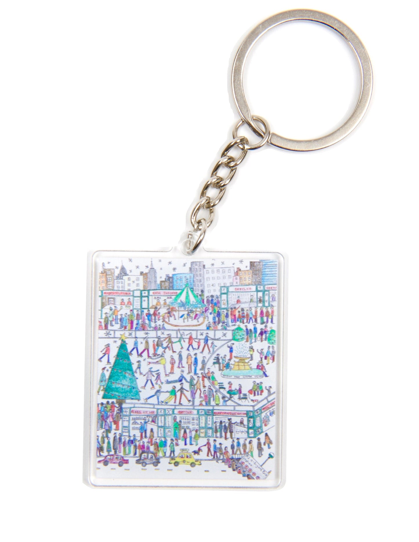 Bryant Park Winter Village Keychain