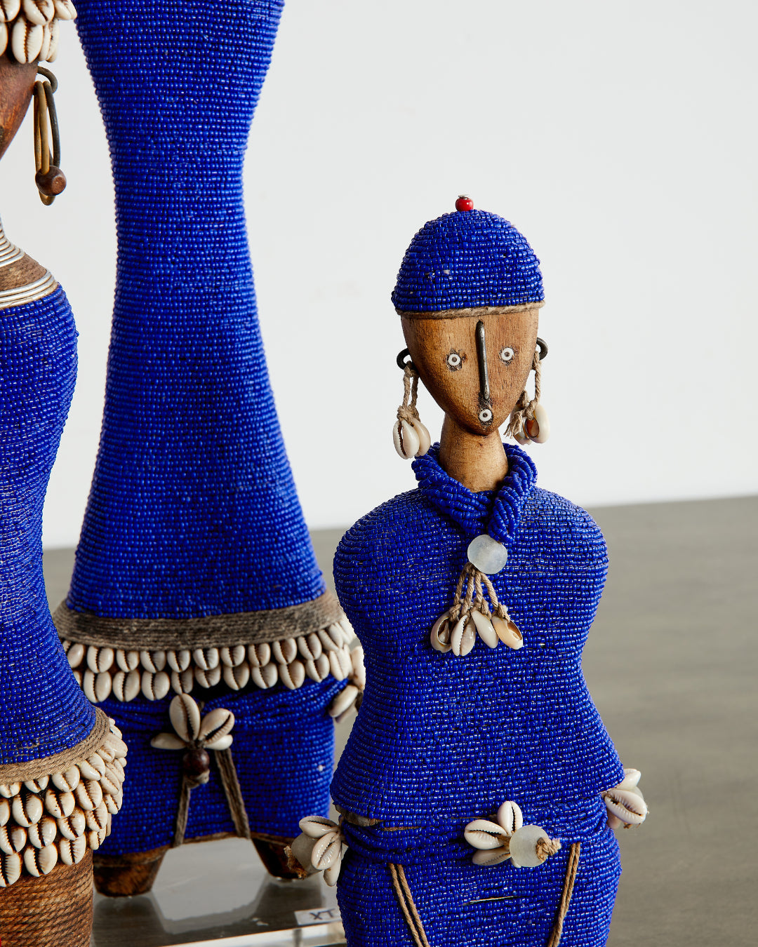 Tanzanite Beaded African Namji Doll