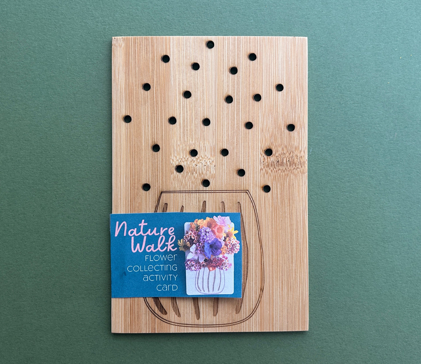 Two boards, one walk. Pick wildflowers and build bouquets side by side