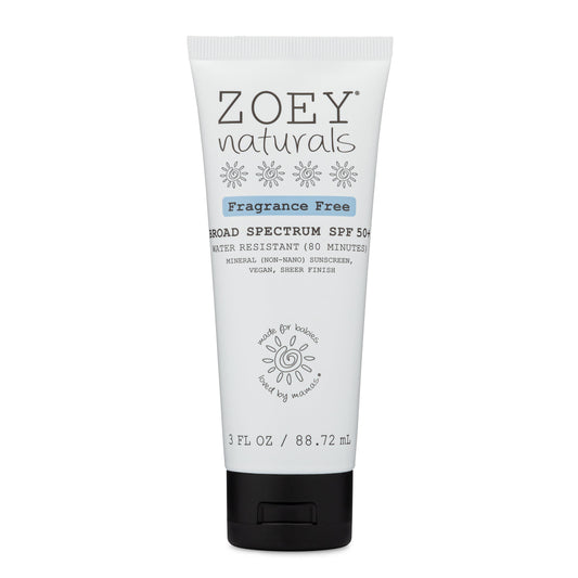 Zoey Naturals SPF 50+ Sheer Finish Mineral Sunscreen