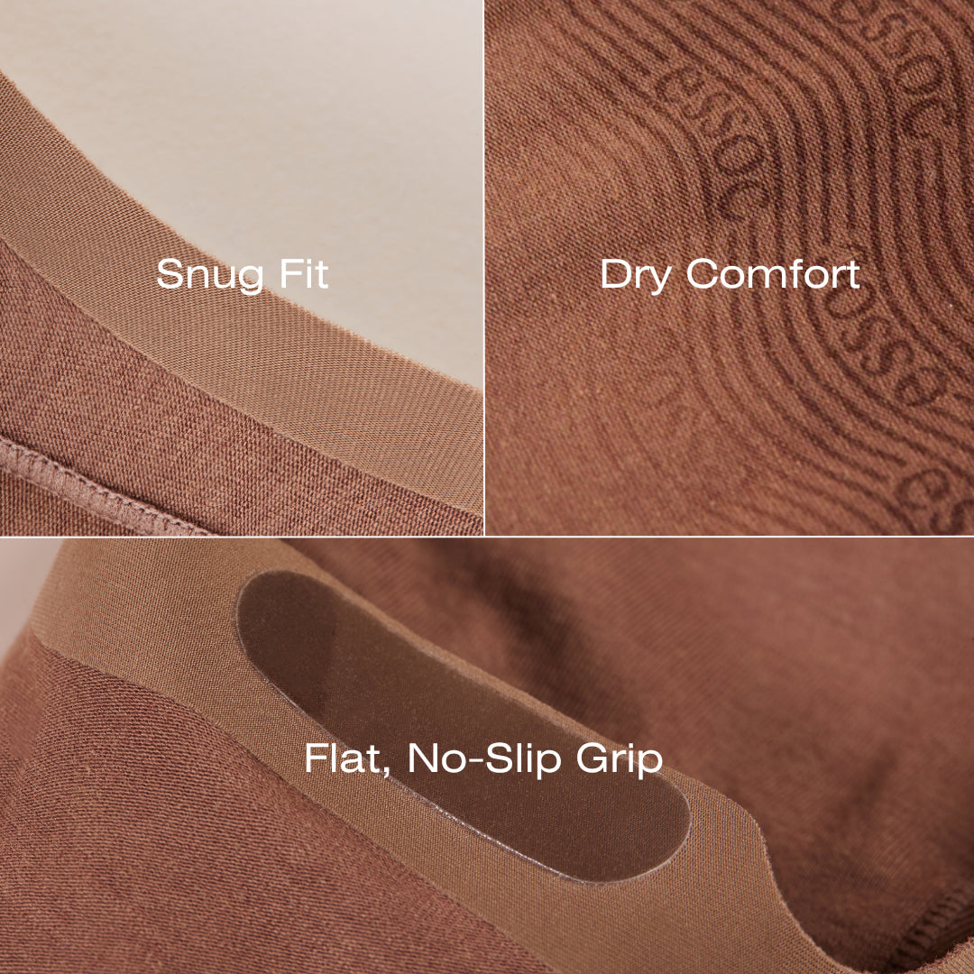 Unisex Cotton No Show Socks 5-Pack | Almond Beige