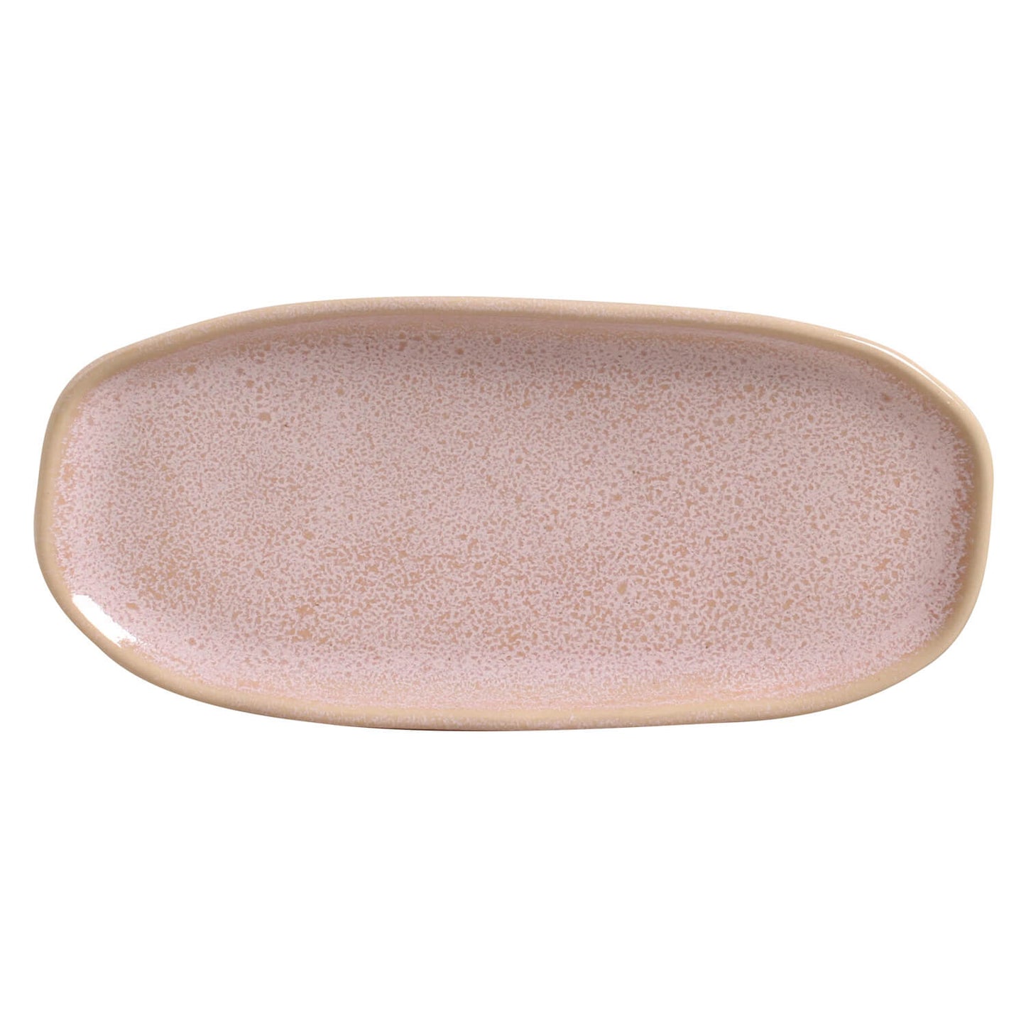 Shallow Organic Oval Platter Small Set of 4