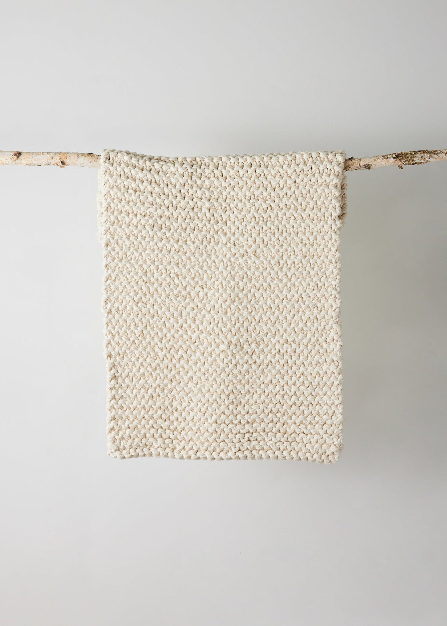 Chunky Ecru Hand-Loomed Mat - Osadia Concept Store