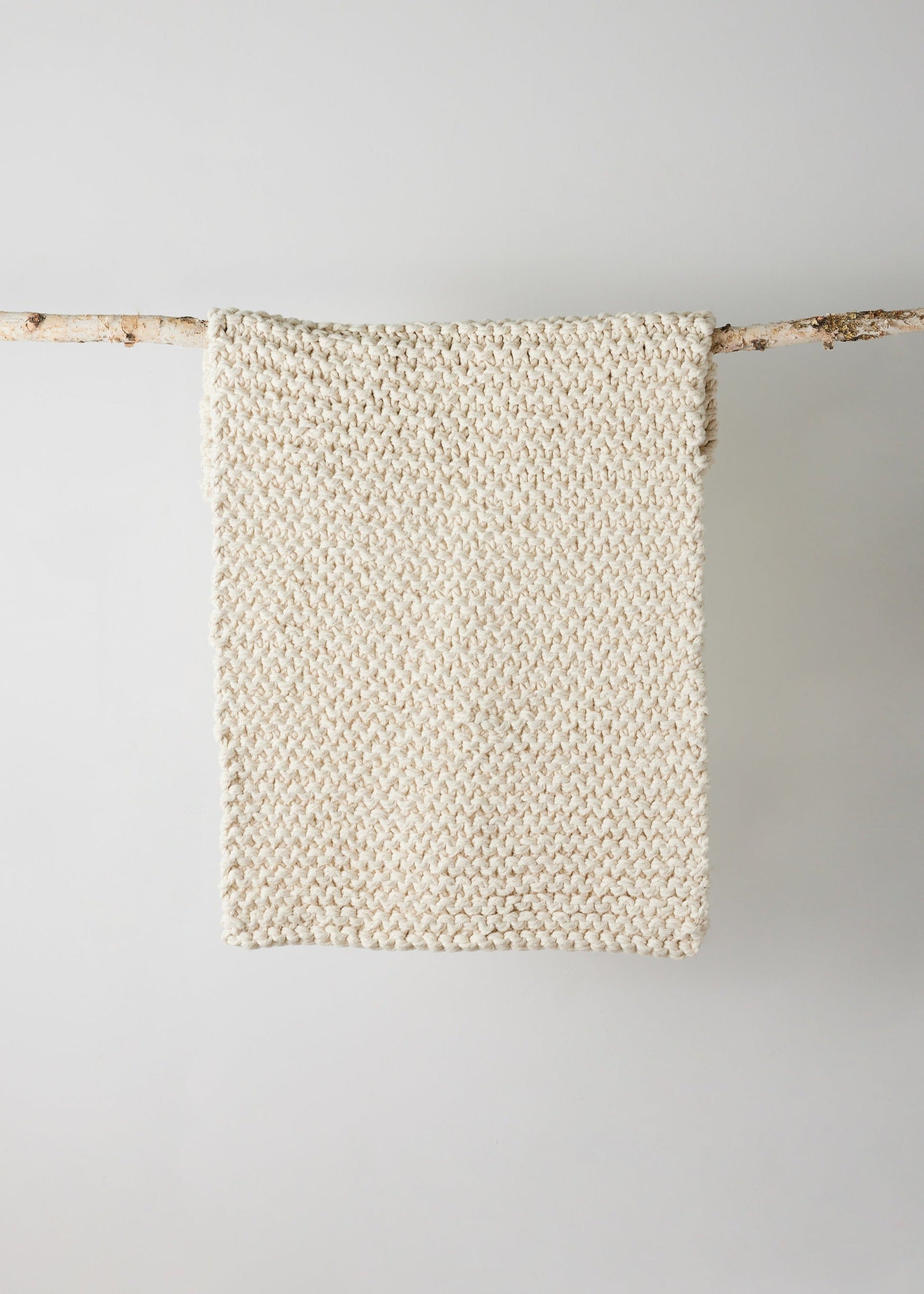 Chunky Ecru Hand-Loomed Mat - Osadia Concept Store