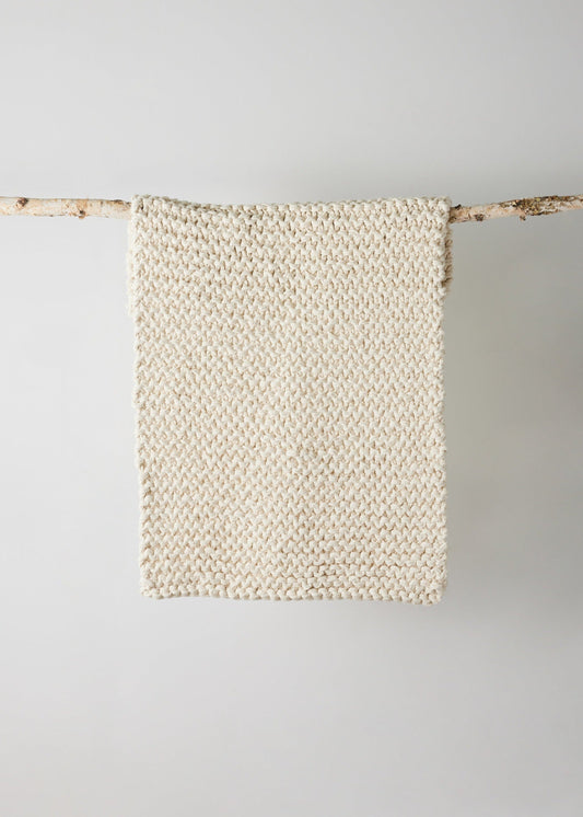 Chunky Ecru Hand-Loomed Mat - Osadia Concept Store
