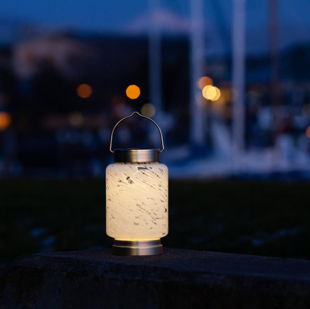 Boaters Solar Lanterns Handblown Glass