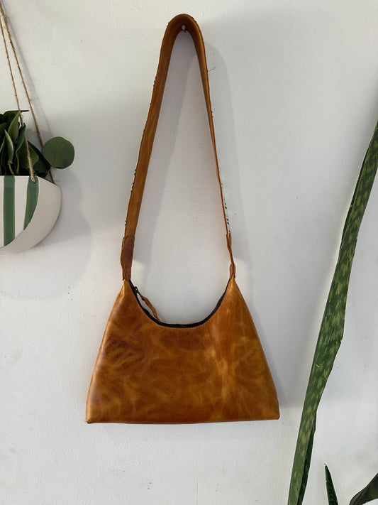 Rango Purse - Tan and White Stripe