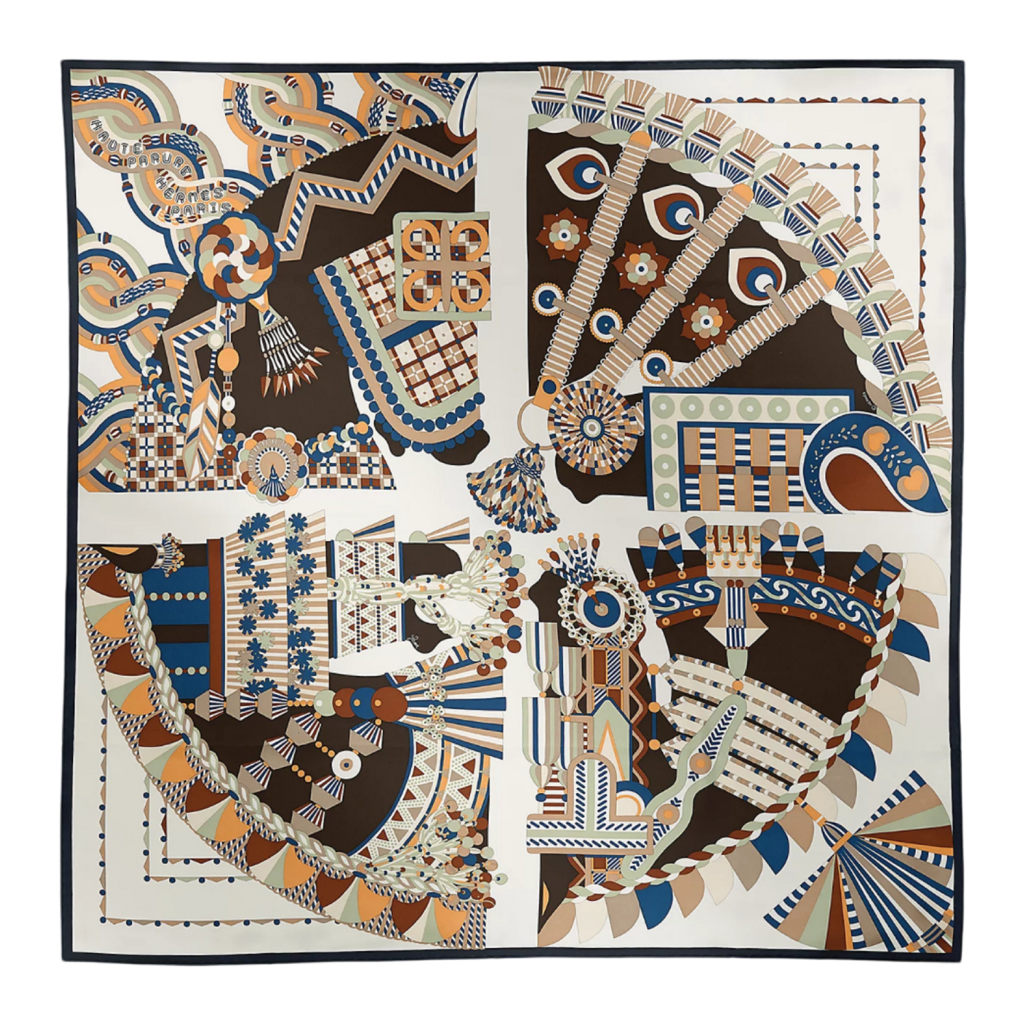 Haute Parure Vintage Scarf Crossbody Bag