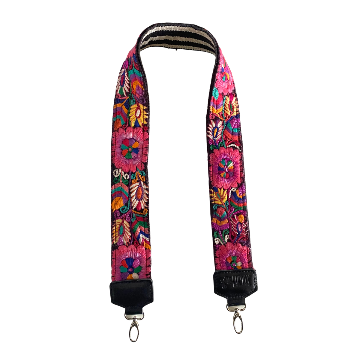 Leather Vintage Upcycled Purse | Camera | Guitar Strap - Guatemala