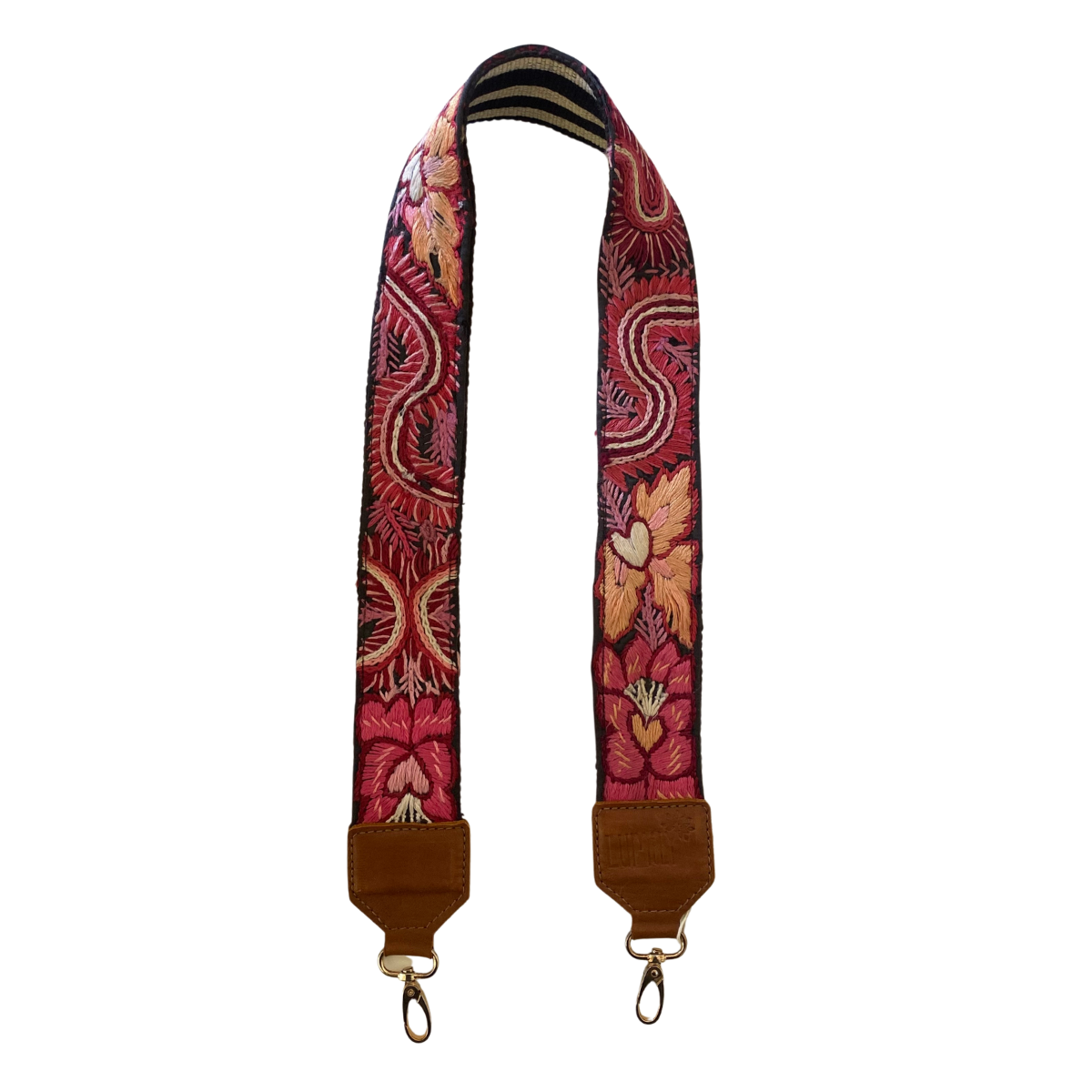 Leather Vintage Upcycled Purse | Camera | Guitar Strap - Guatemala