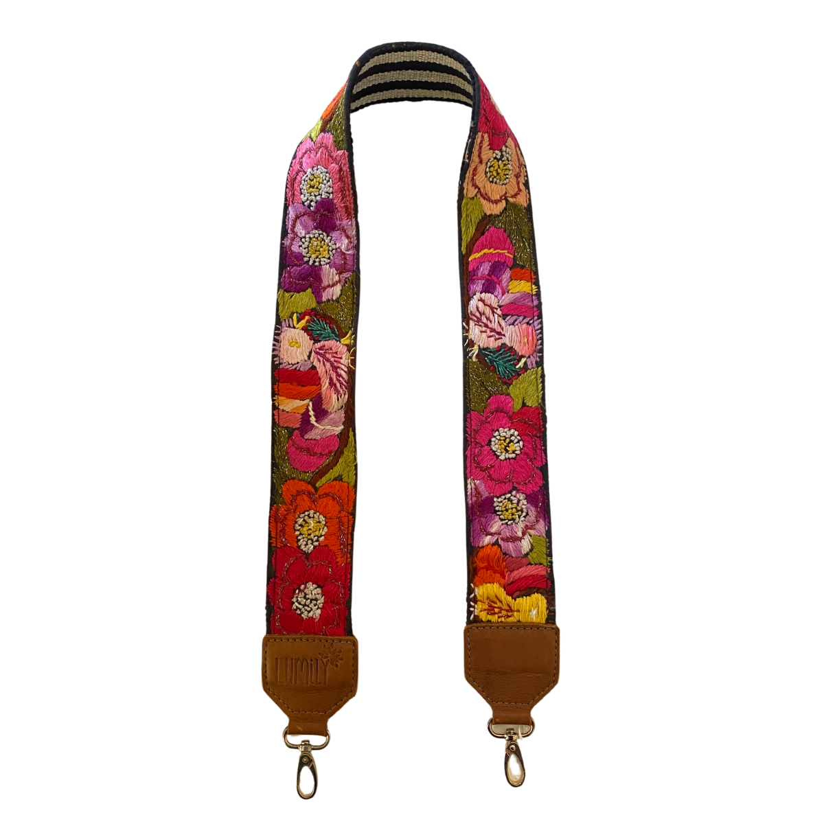 Leather Vintage Upcycled Purse | Camera | Guitar Strap - Guatemala