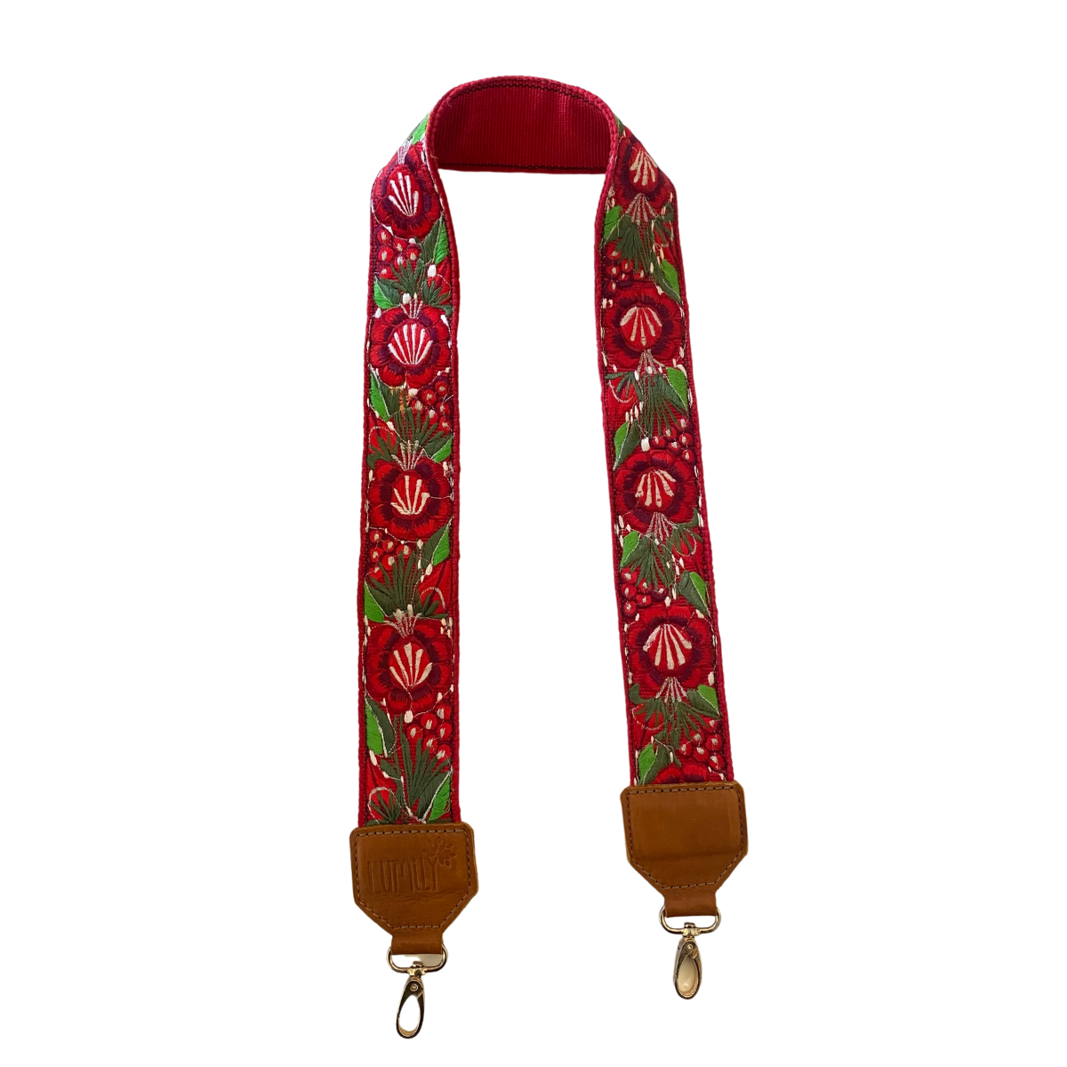 Leather Vintage Upcycled Purse | Camera | Guitar Strap - Guatemala