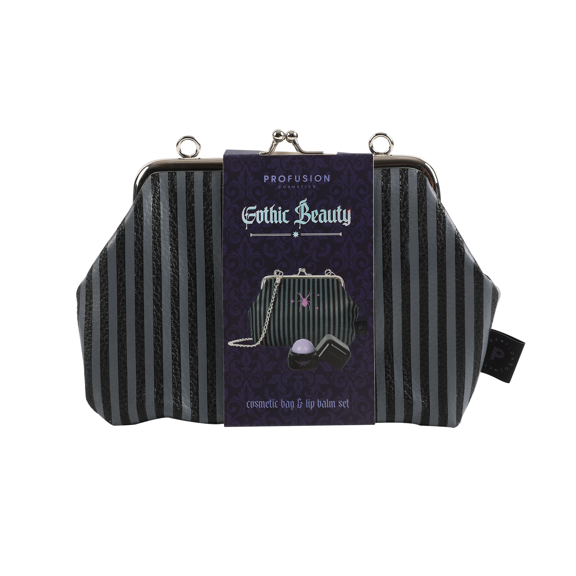 Gothic Beauty-Cosmetic Bag & Lip Balm Set - Osadia Concept Store