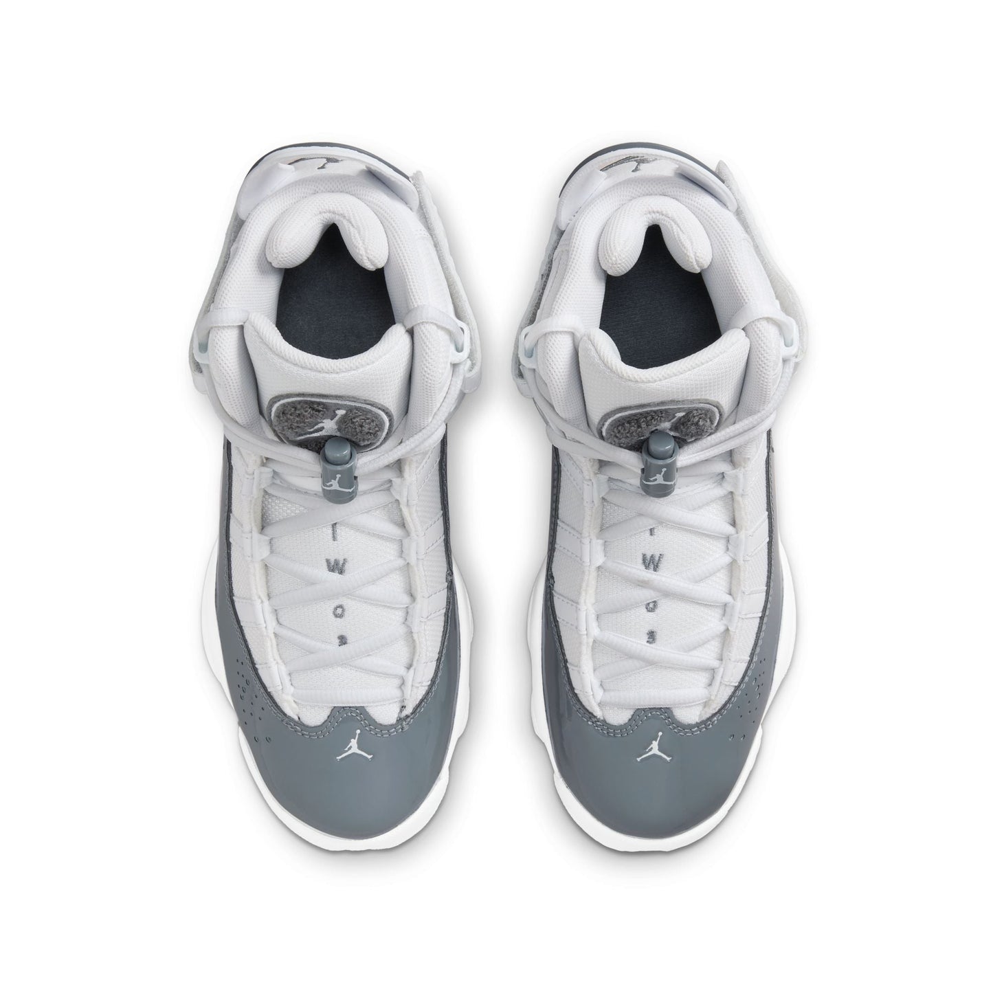 Air Jordan Big Kids Jordan 6 Rings - White/Cool Grey