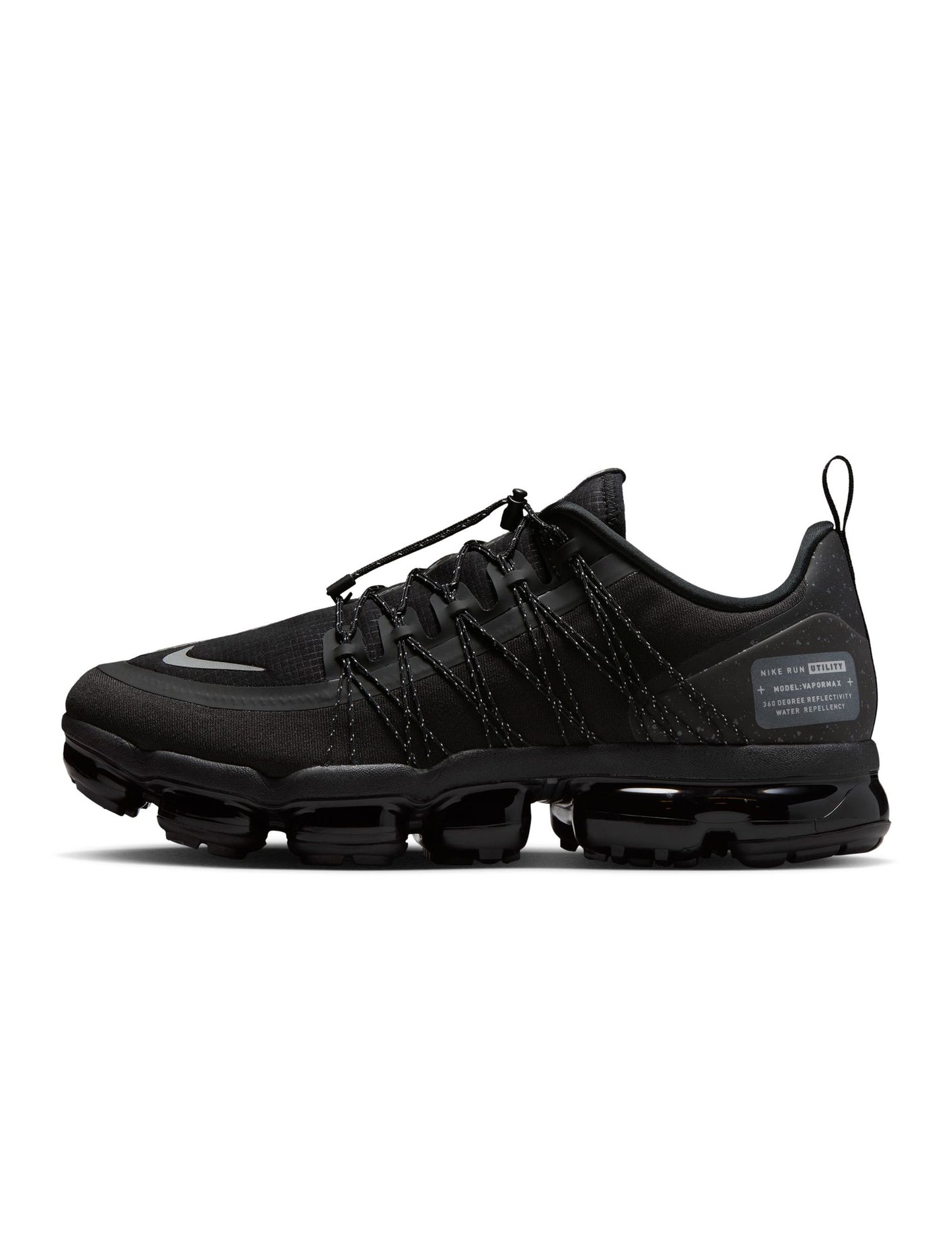Nike Mens Air Vapormax Run Utility Black/Reflect Silver-Black-Black