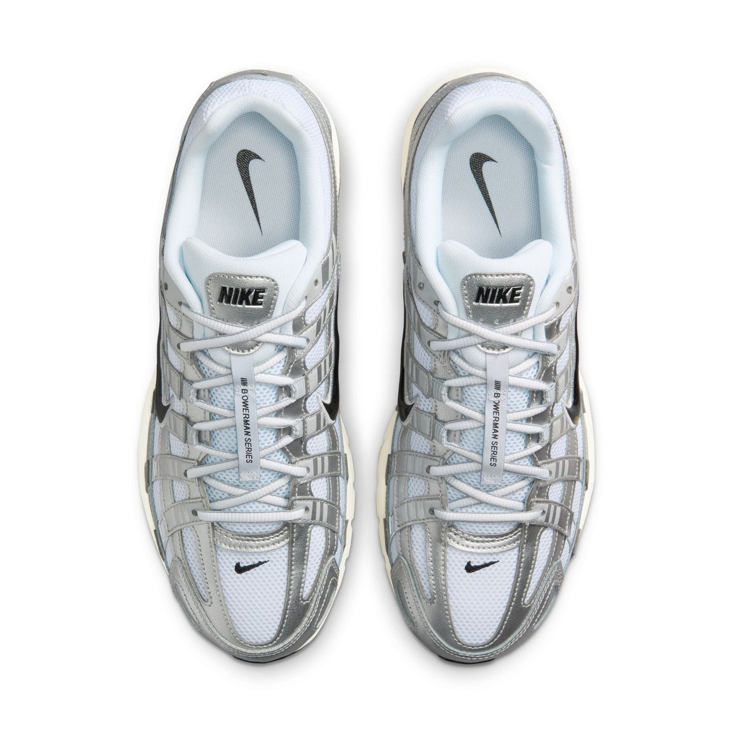 Nike Mens P-6000 - White/Metallic Silver