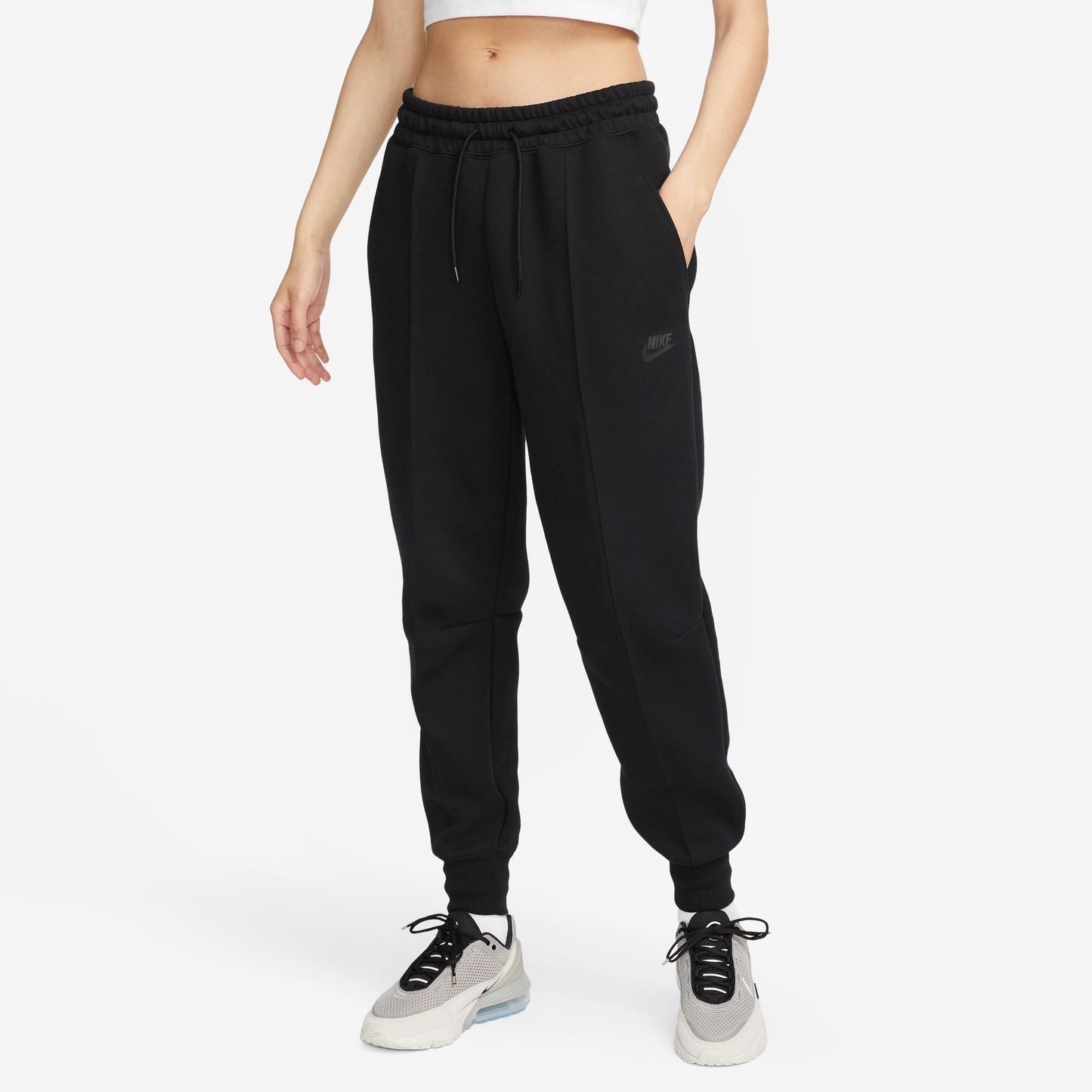 Nike Womens Sportswear Tech Fleece Windrunner - Black