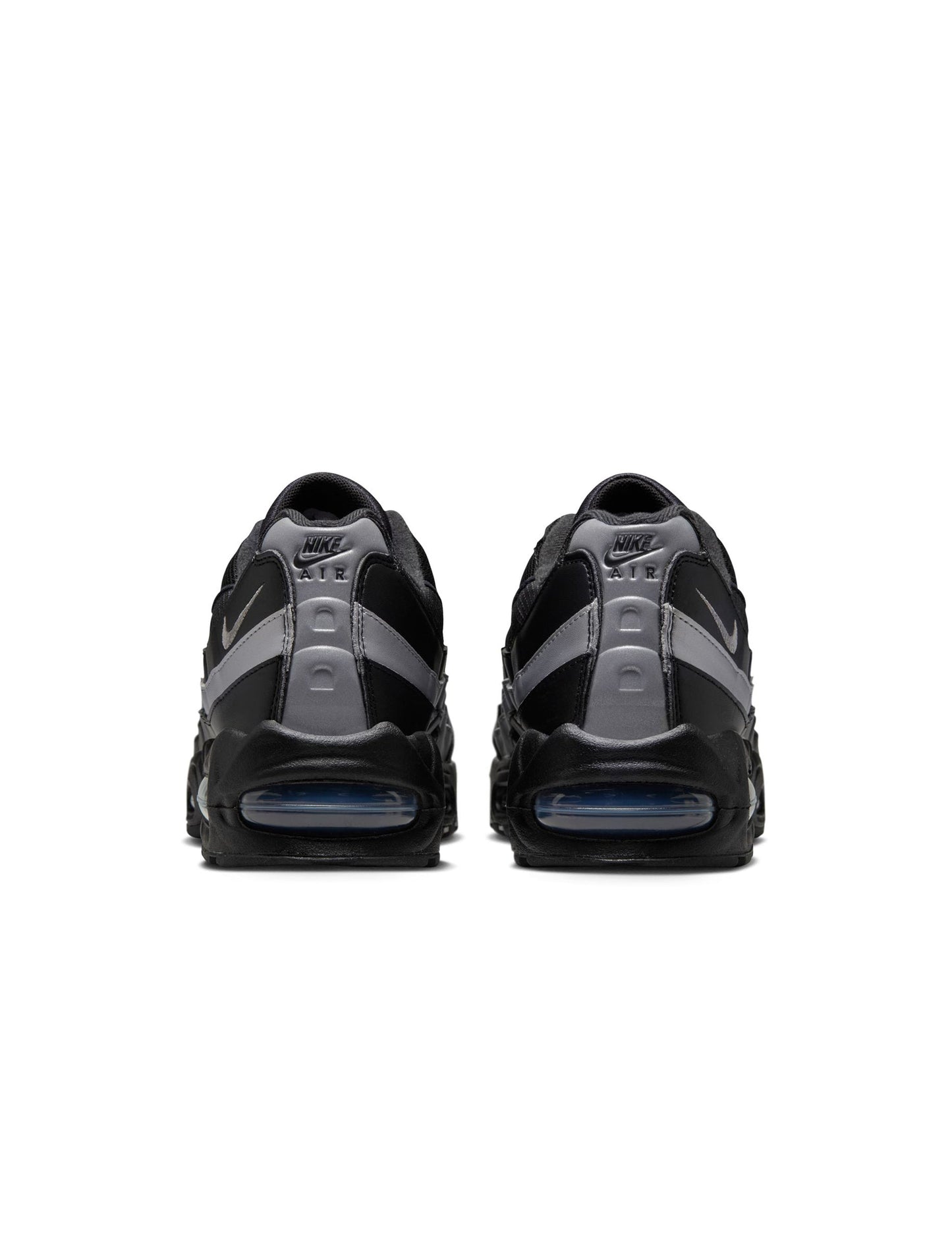 Nike Mens Air Max 95 "Big Bubble" - Black/Metallic Silver