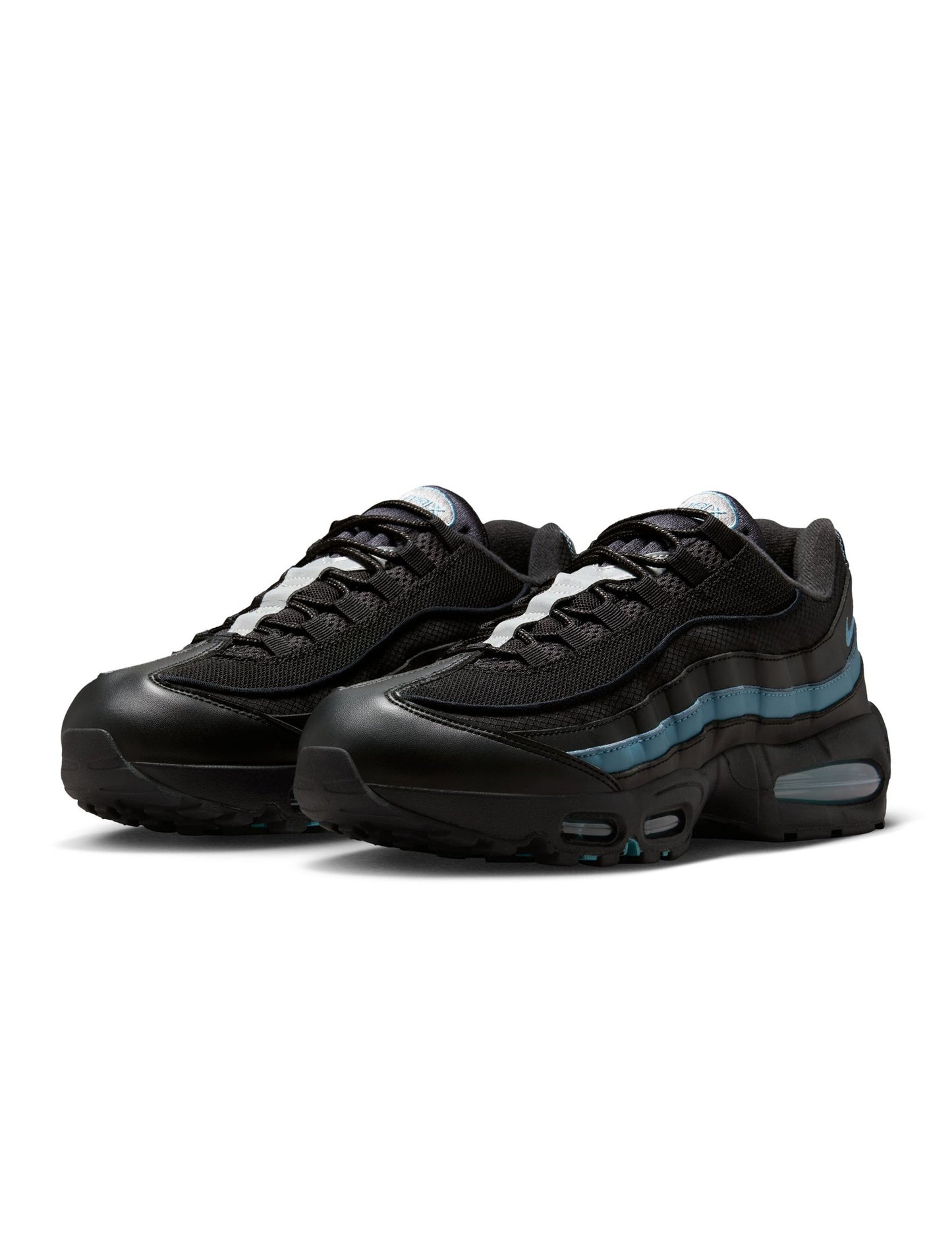 Nike Mens Air Max 95 "Big Bubble" - Black/Smokey Blue