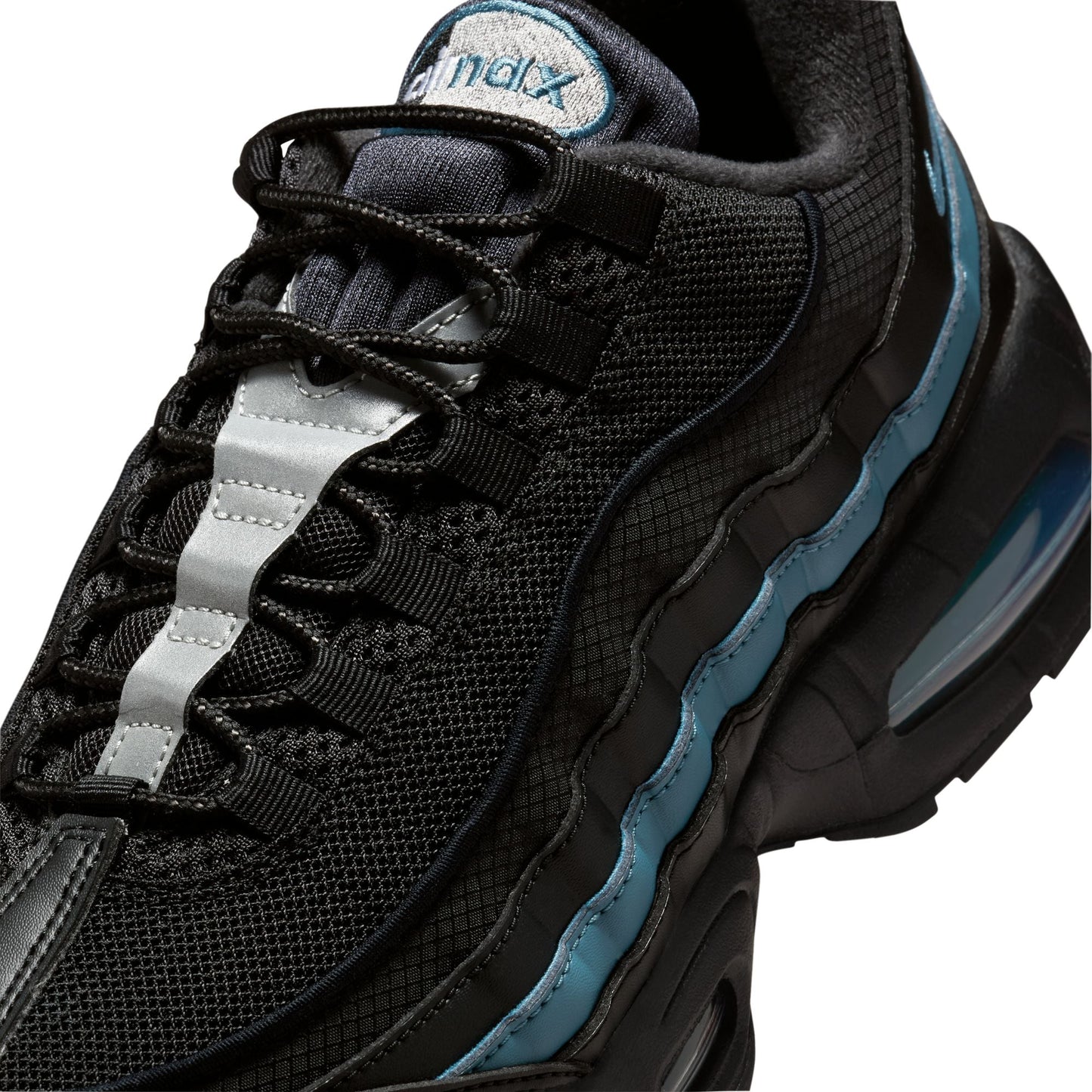 Nike Mens Air Max 95 "Big Bubble" - Black/Smokey Blue