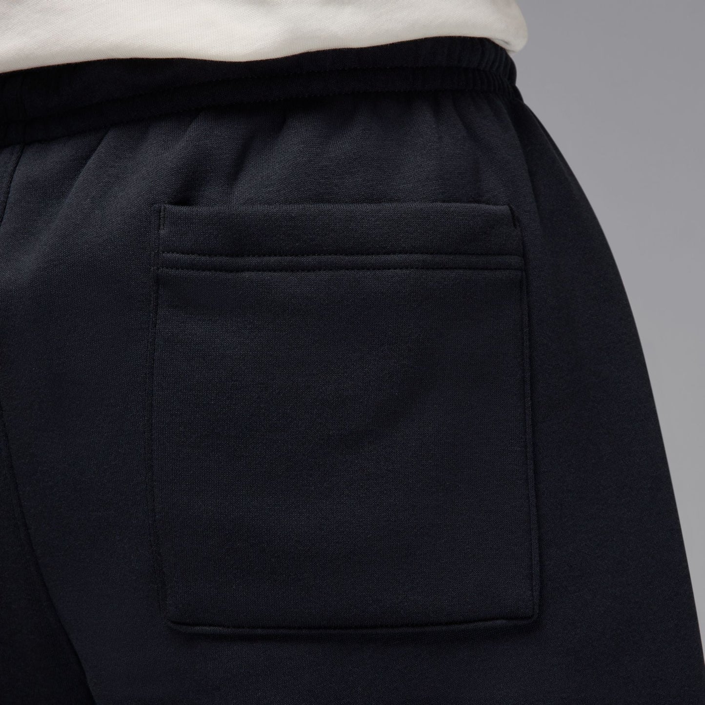 Air Jordan Mens Oversized Open-Hem Sweatpants -  Black