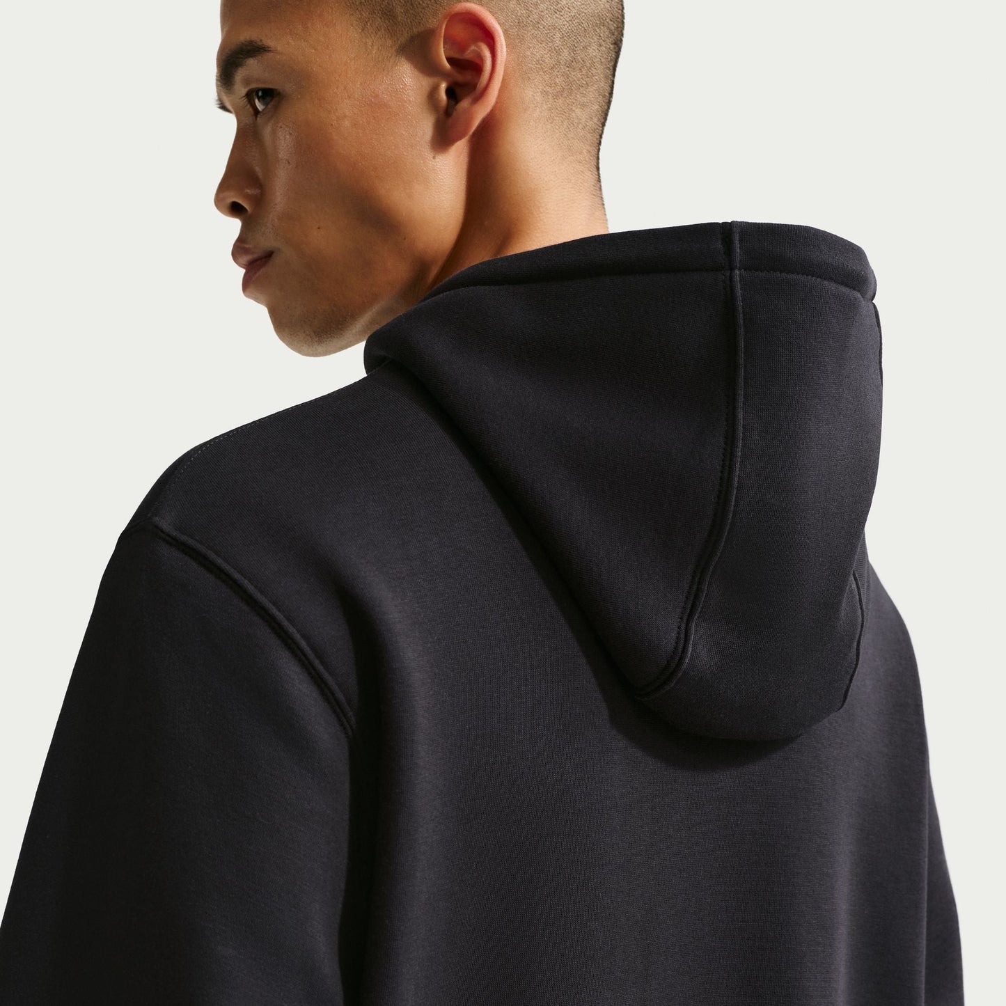 Nike Mens Fleece Hoodie - Black