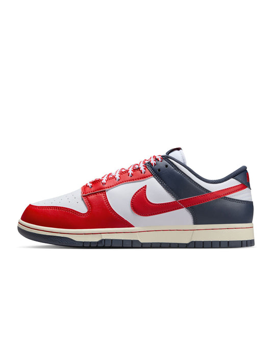 Nike Mens Dunk Low Retro  - White/University Red