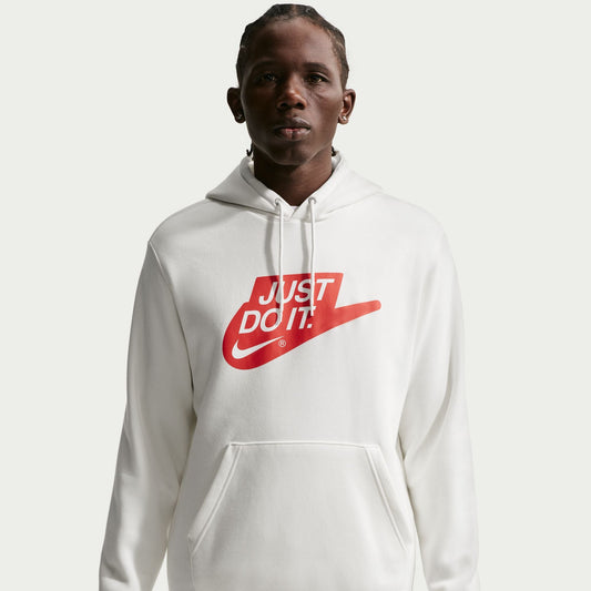 Nike Mens Fleece Hoodie - Sail