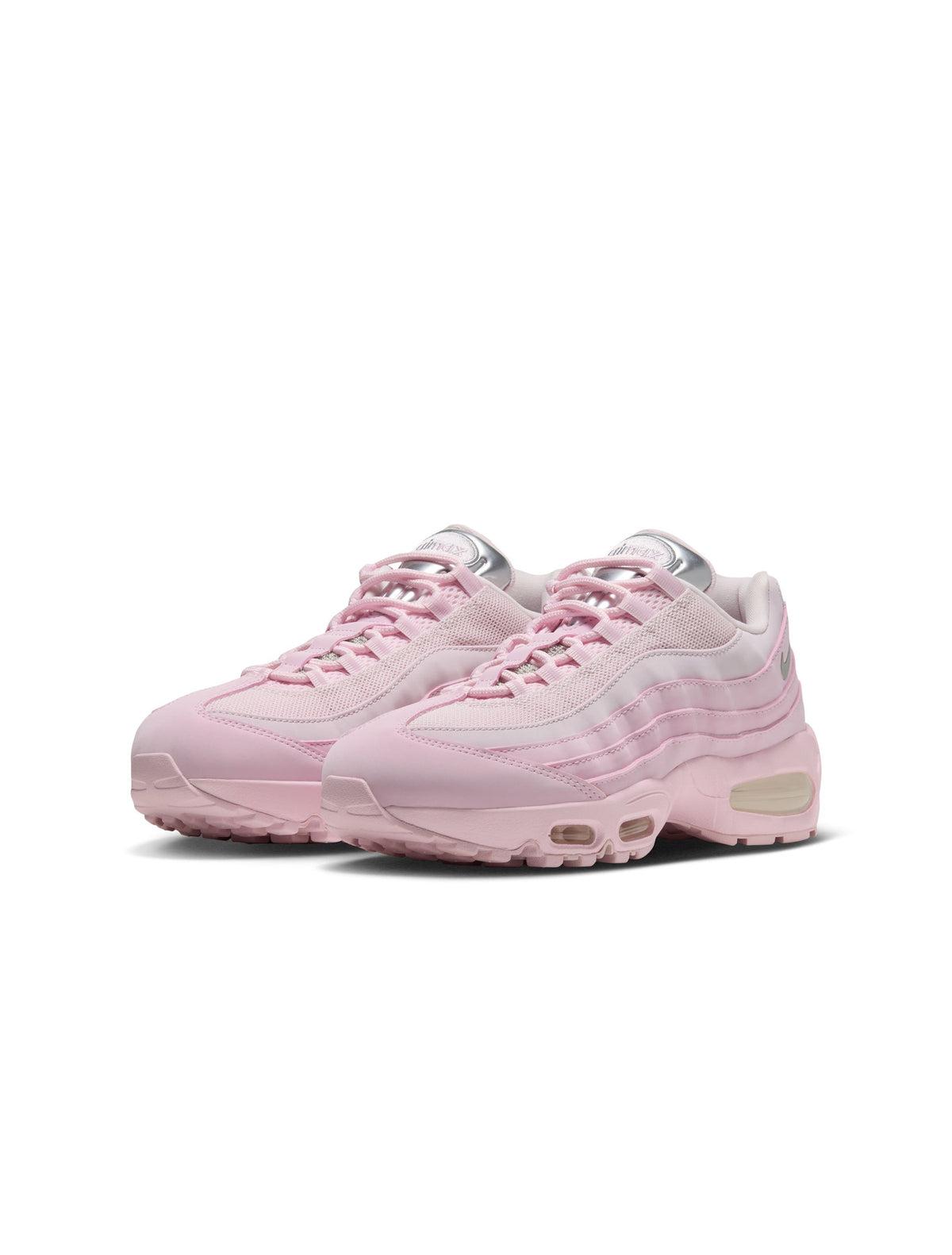 Nike Womens Air Max 95 Big Bubble Chrome - Pink Foam